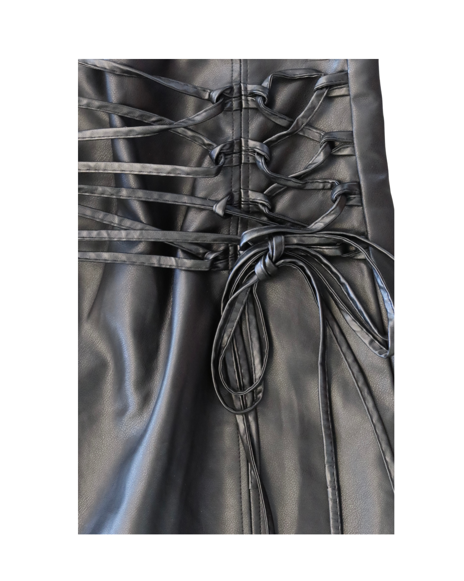 Highwaisted Leather Skirt