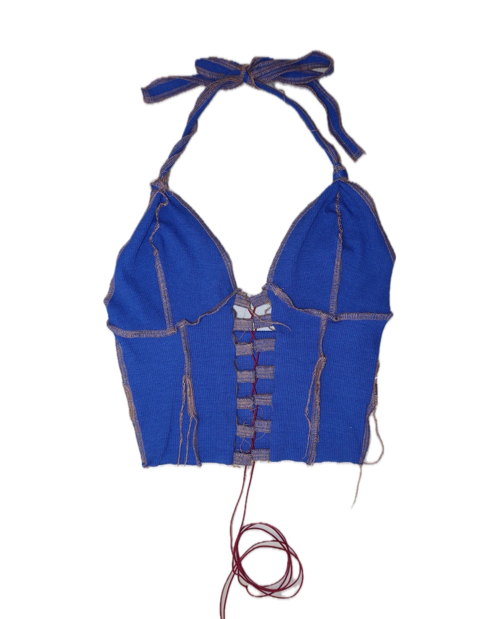 Jaded London Blue Crop Top