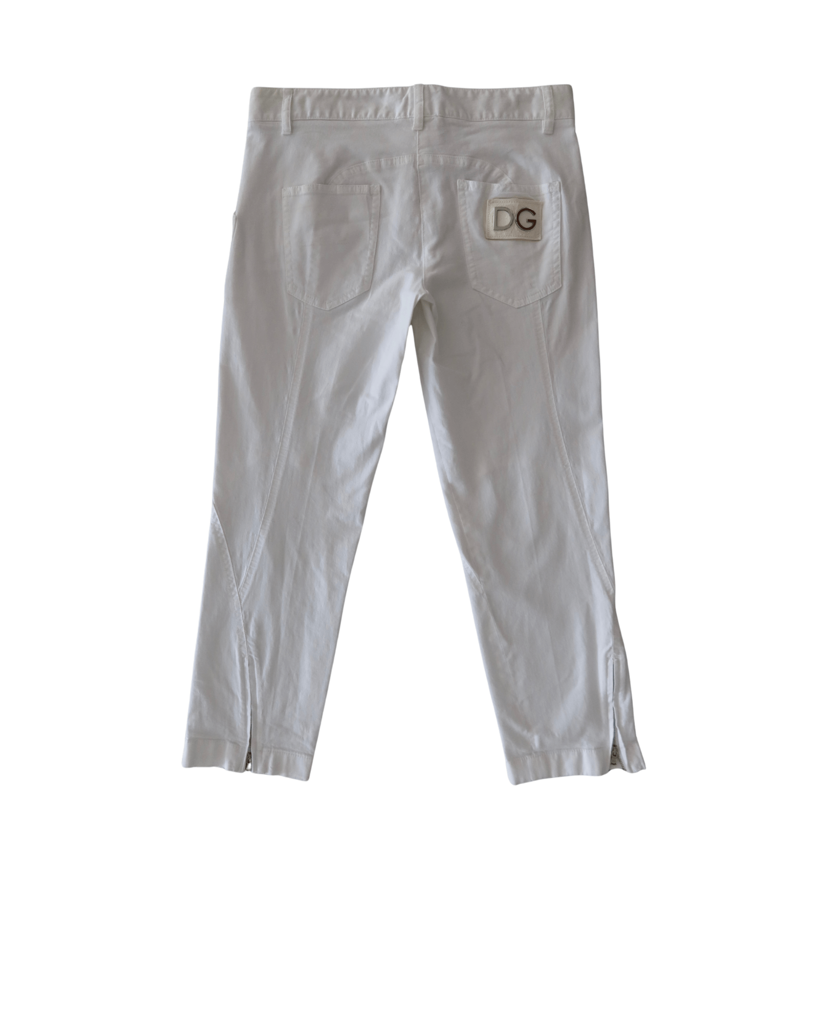 Dolce & Gabbana White Capri