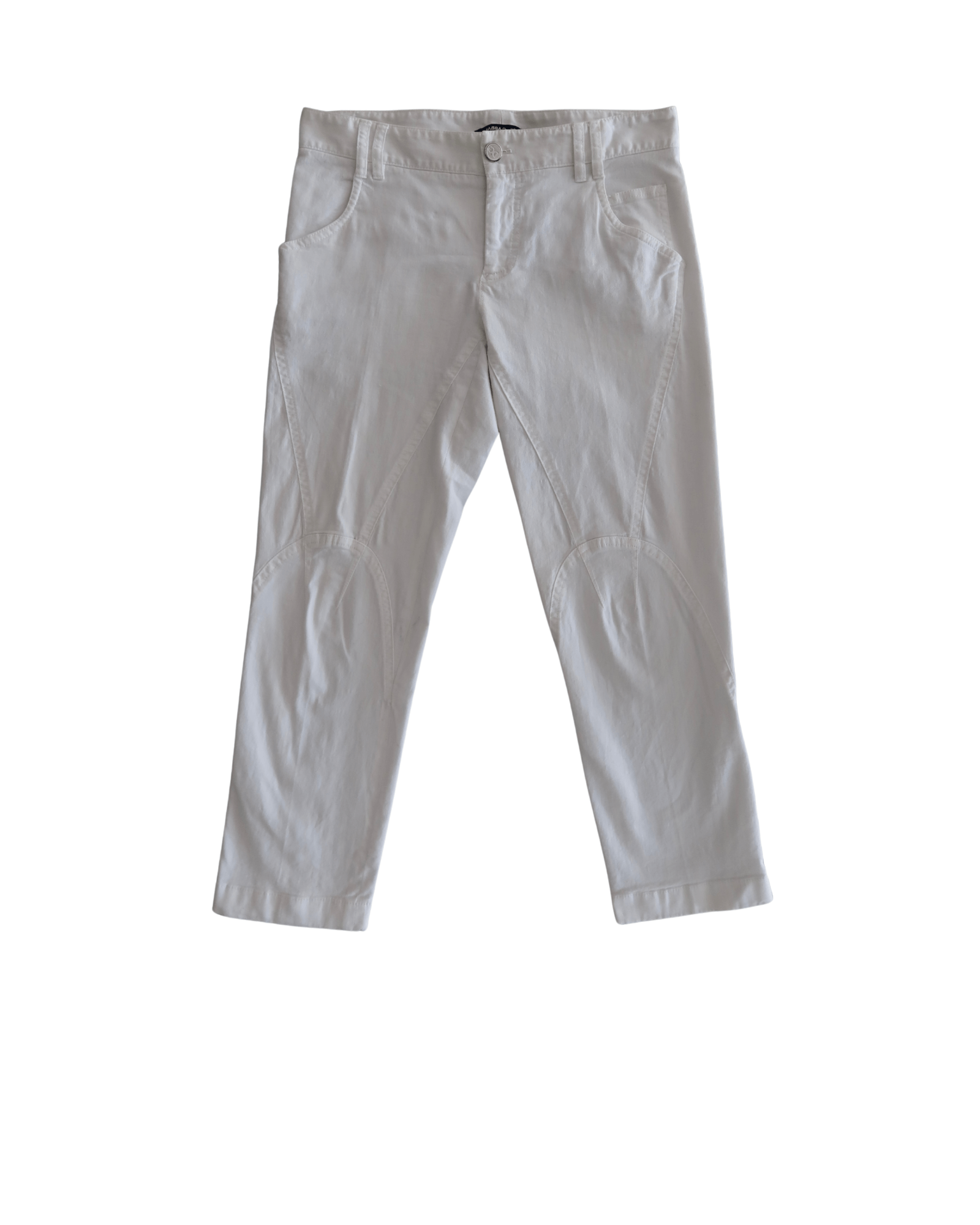 Dolce & Gabbana White Capri