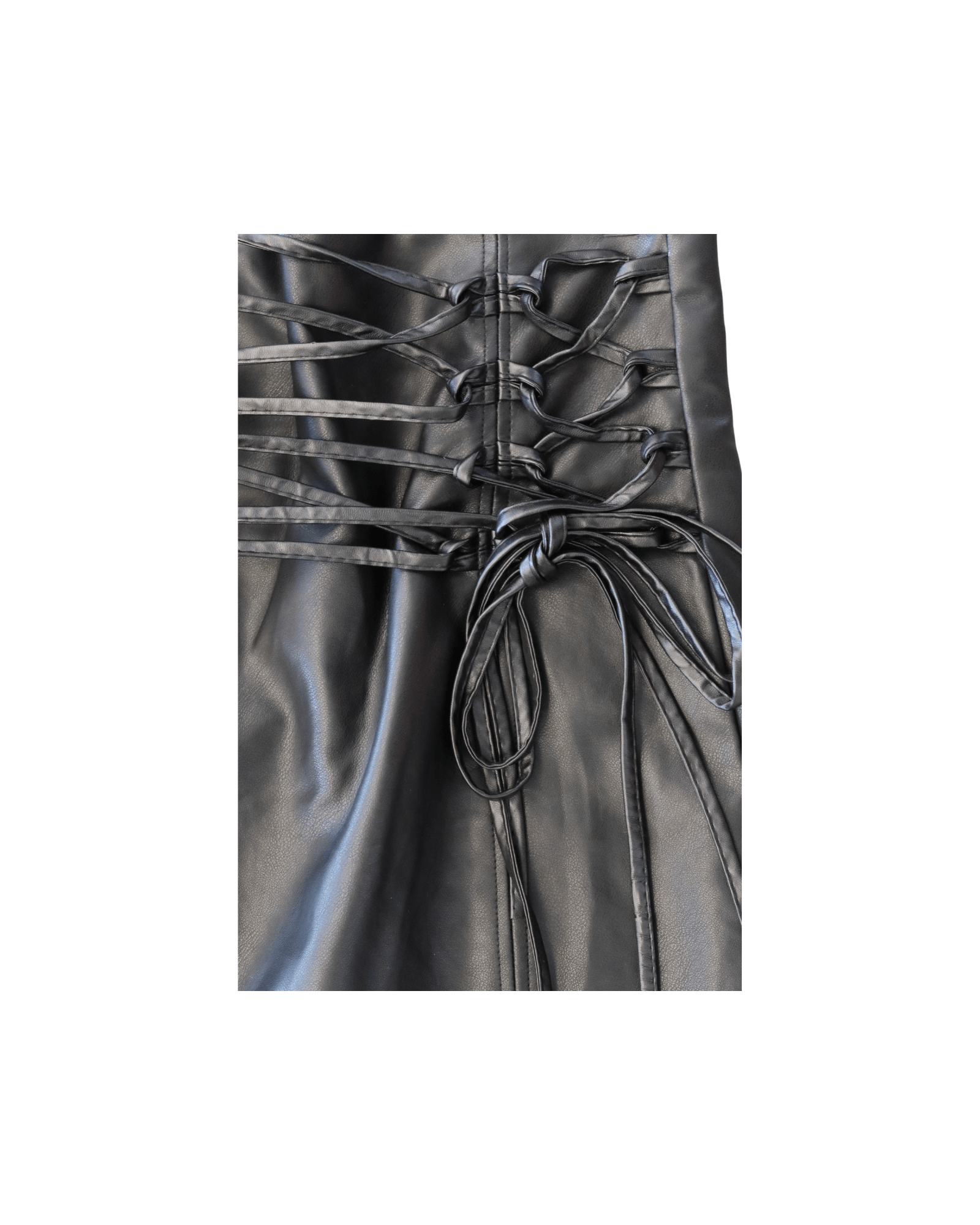 Highwaisted Leather Skirt