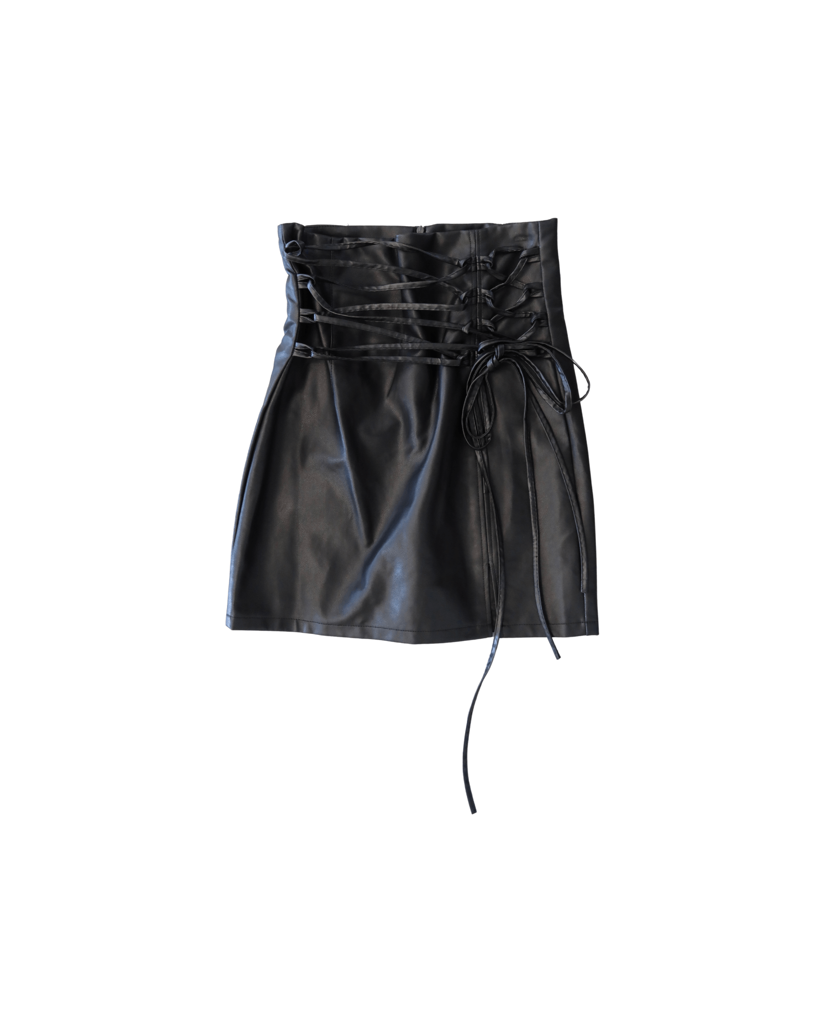 Highwaisted Leather Skirt