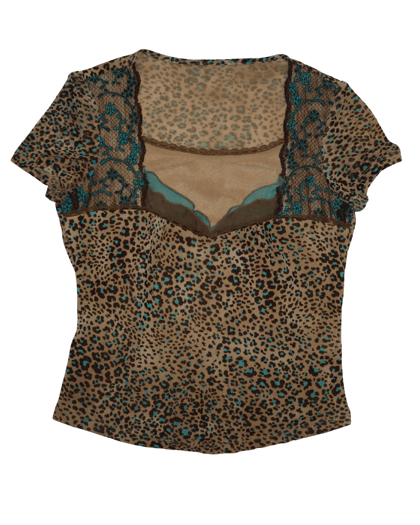 Cami De Cheetah Azul