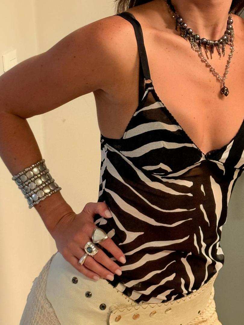 Dolce & Gabbana Zebra Top